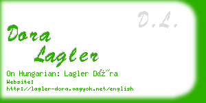 dora lagler business card